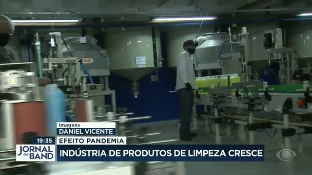 Indústria de produtos de limpeza cresce e contrata Reprodução TV