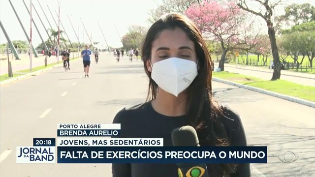 Jovens sedentários:  falta de exercícios preocupa o mundo  Reprodução TV