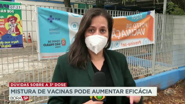 Mistura de vacinas pode aumentar eficácia Reprodução TV