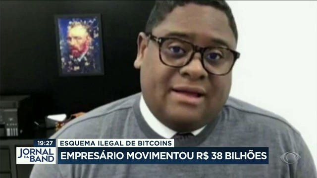 Esquema ilegal de bitcoin: empresário movimentou R$ 38 bilhões Reprodução TV