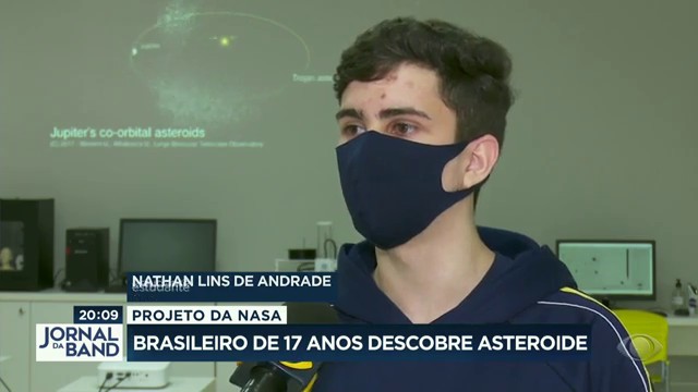Brasileiro de 17 anos descobre asteróide