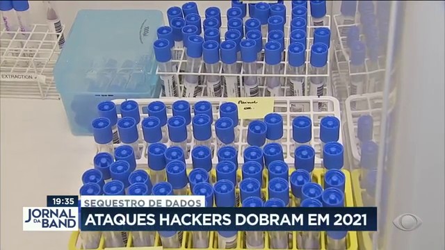 Ataques hackers dobram em 2021 Reprodução TV