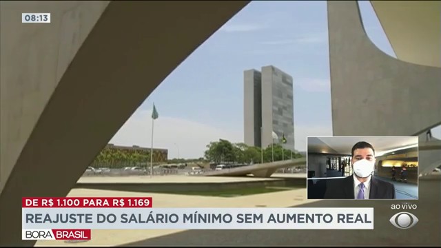 Governo envia projeto para Congresso para aumento do salário mínimo Reprodução TV