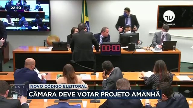 Câmara deve votar amanhã novo Código Eleitoral Reprodução TV