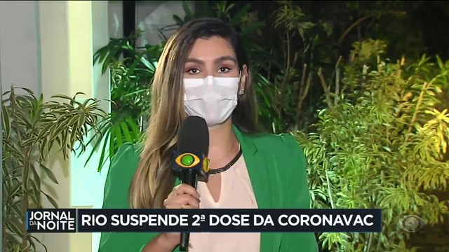 Rio suspende aplicação da segunda dose da Coronavac Reprodução TV