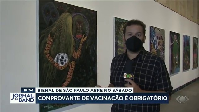 Bienal de São Paulo reabre no sábado  Reprodução TV