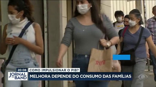 Melhora do PIB depende do consumo das famílias Reprodução TV