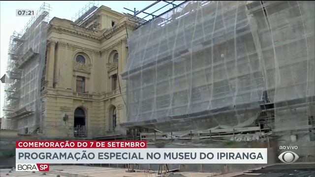 Programação especial no Museu do Ipiranga Reprodução TV