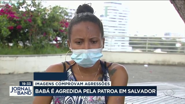 Imagens comprovam agressões a babá Reprodução TV