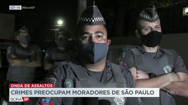 Onda de crimes preocupam moradores de São Paulo Reprodução TV