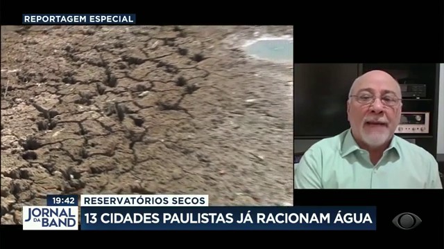 Reservatórios secos: 13 cidades paulistas já racionam água Reprodução TV