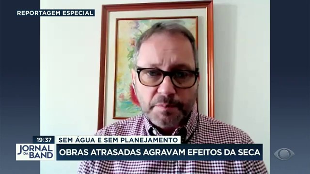 Obras atrasadas agravam efeitos da seca Reprodução TV