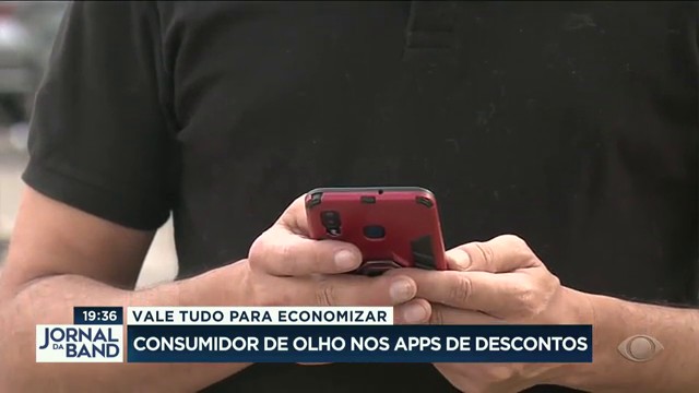 Consumidor de olho nos apps de descontos Reprodução TV