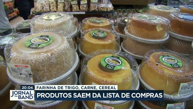 Inflação muda lista de compras dos brasileiros Reprodução TV