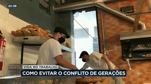 Quatro gerações compartilham ambiente de trabalho Reprodução TV