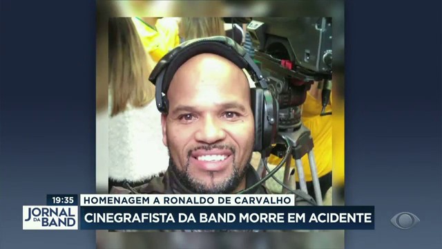 Cinegrafista da Band morre em acidente Reprodução TV