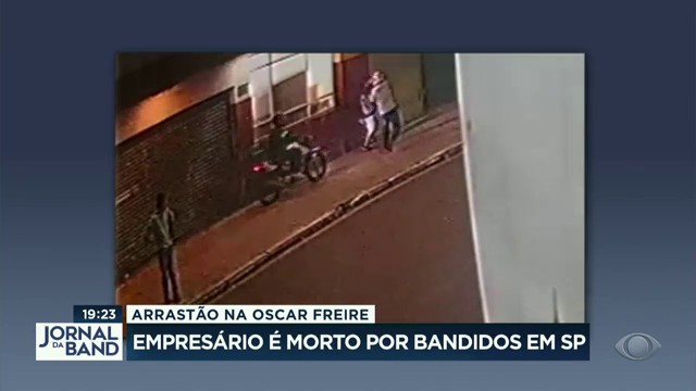 Empresário é morto por bandidos em arrastão em São Paulo Reprodução TV