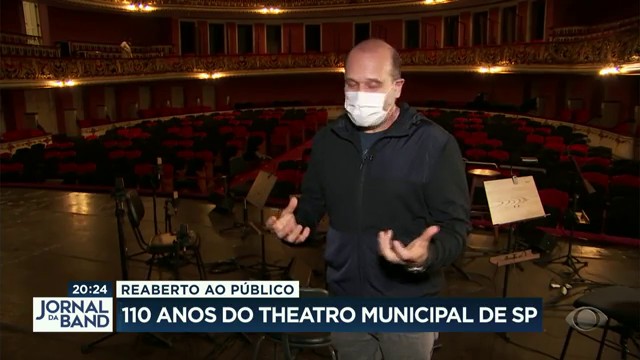 SP: Theatro Municipal reabre para celebrar os 110 anos de história Reprodução TV