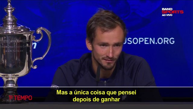 "Eu quero tentar mais", diz Medvedev após título do US Open
