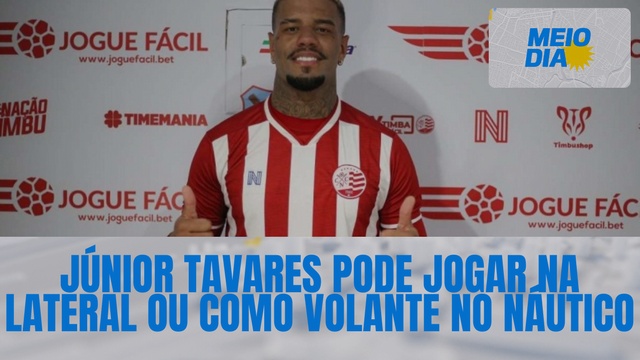 Apresentado no Náutico, Junior Tavares se coloca à disposição de Chamusca  para atuar onde o treinador preferir