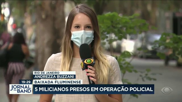  5 milicianos presos em operação Reprodução TV