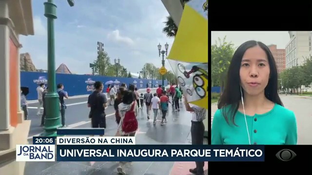 Diversão na China: Universal inaugura parque temático