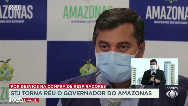 STJ torna réu o governador do Amazonas Reprodução TV