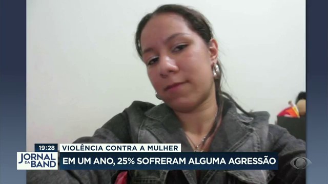 Em um ano 25% das mulheres sofreram alguma agressão Reprodução TV