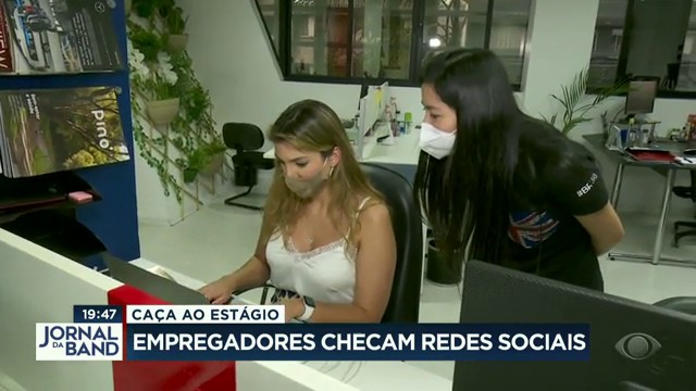 Caça ao estágio: empregadores checam redes sociais Reprodução TV