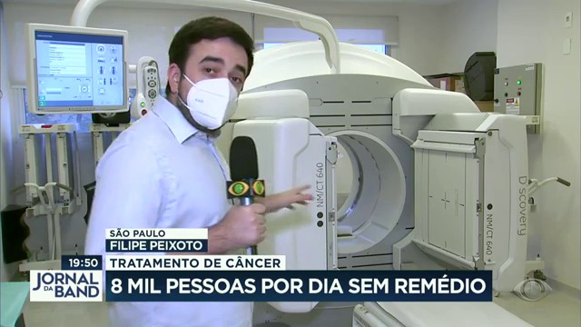 8 mil pessoas por dia sem remédio Reprodução TV