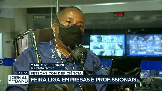 Feira liga empresas e profissionais com deficiência1) Reprodução TV