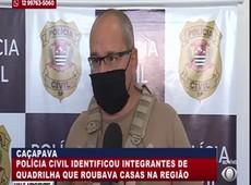 Polícia Civil faz operação contra grupo suspeito de invadir casas em Caçapa