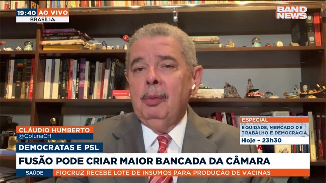 Cláudio Humberto: "Fusão entre DEM e PSL terá 81 deputados na câmara