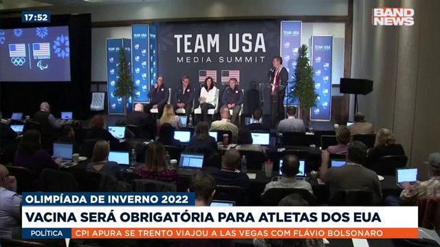 Olimpíada de Inverno 2022: Vacina obrigatória para atletas dos EUA