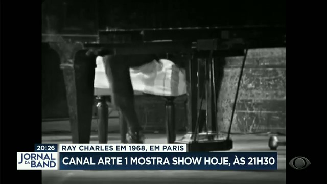 Canal Arte 1 mostra show épico de Ray Charles, nesta sexta