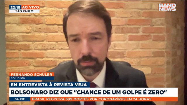 Bolsonaro diz que "chance de um golpe é zero"