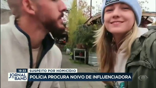 Polícia procura noivo de influenciadora suspeito por homicídio Reprodução TV