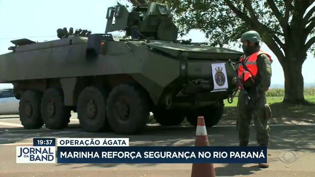 Marinha reforça segurança no rio Paraná