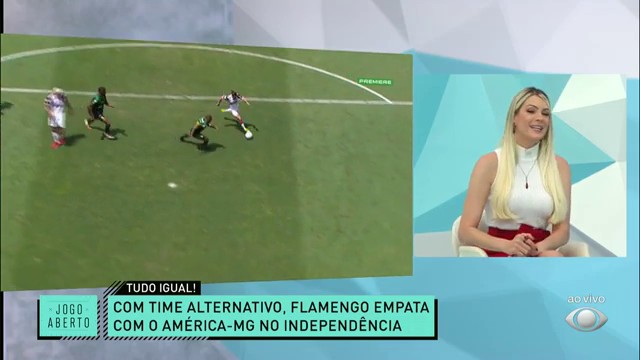 VACILO DO MENGUDO! Com time misto, Fla fica no empate com o América-MG