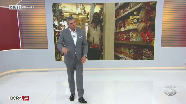 Gasto com alimentos equivale a salário mínimo Reprodução TV