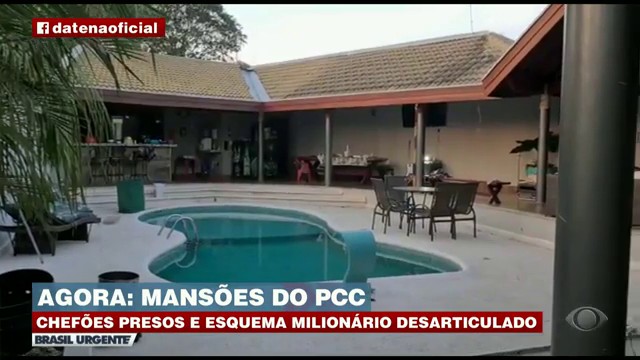 MANSÕES DO PCC SÃO AVALIADAS EM R$5 MILHÕES Reprodução TV