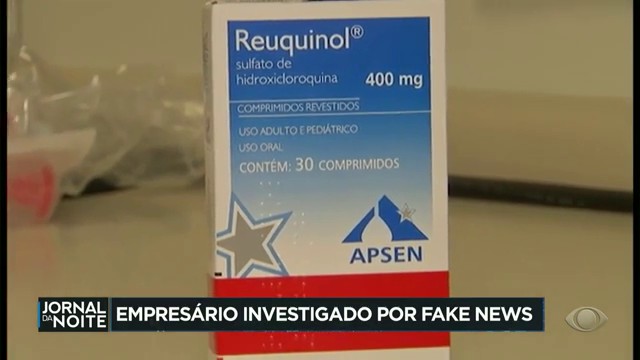 CPI da Covid interroga empresário que espalhou fake news Reprodução TV