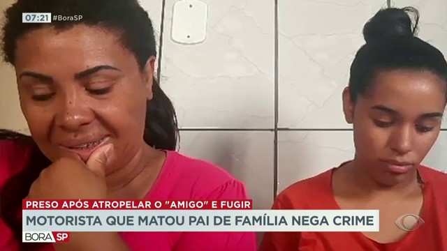 Motorista que matou pai de família nega crime no interior de São Paulo Reprodução TV