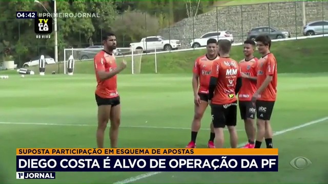 Jogador Diego Costa é alvo de operação da PF Reprodução TV