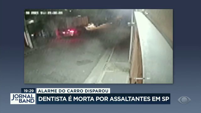 Dentista é morta por assaltantes em São Paulo Reprodução TV