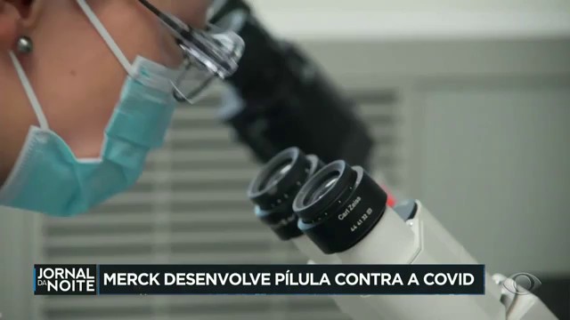 Farmacêutica Merck desenvolve pílula contra a Covid-19 Reprodução TV