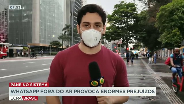 WhatsApp fora do ar provoca enormes prejuízos para empresas Reprodução TV