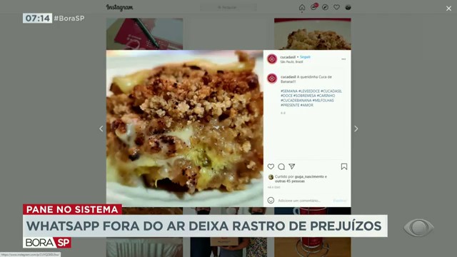 Whatsapp fora do ar deixa rastro de prejuízos Reprodução TV