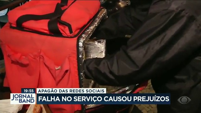 Falha nas redes causou prejuízos Reprodução TV