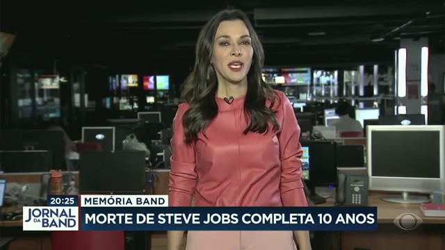 Memória Band: Morte de Steve Jobs completa 10 anos Reprodução TV